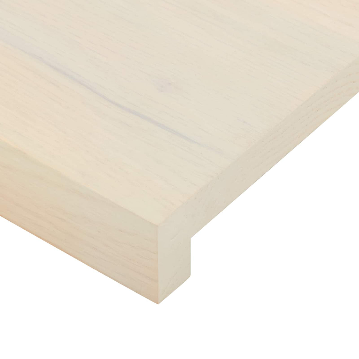 Vindueskarme 2 stk. Hvid 120 x 20 x 2 cm Massivt Eg Træ