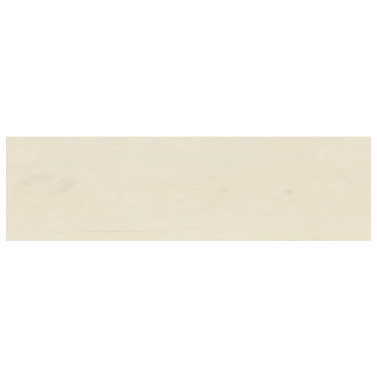 Vindueskarme 2 stk. Hvid 160 x 40 x 2 cm Massivt Eg Træ
