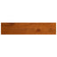 Vindueskarme 2 stk. Brun 70 x 15 x 2 cm Massivt Eg Træ