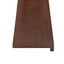Vindueskarme 2 stk. Mørk Brun 80 x 30 x 2 cm Massivt Eg Træ
