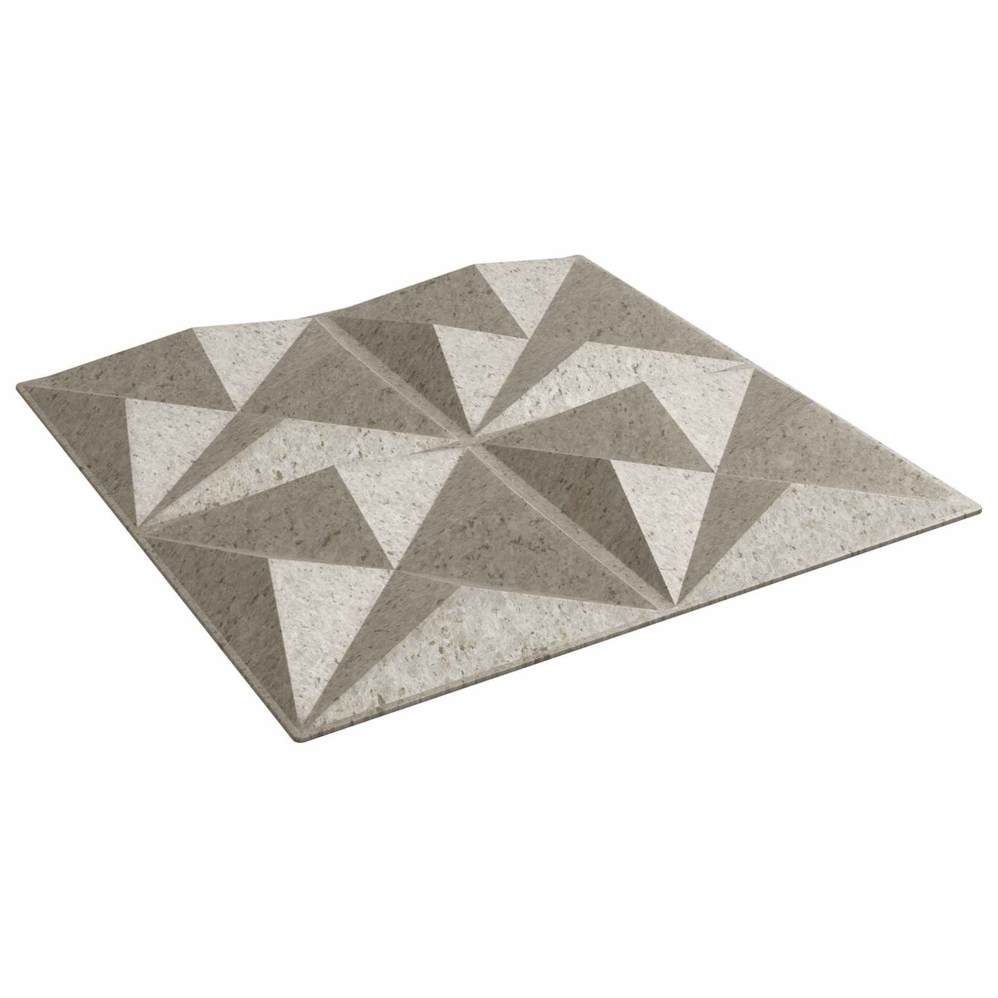 Vægpaneler 48 stk. 50 x 50 cm Origami beton XPS Skum