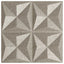 Vægpaneler 48 stk. 50 x 50 cm Origami beton XPS Skum