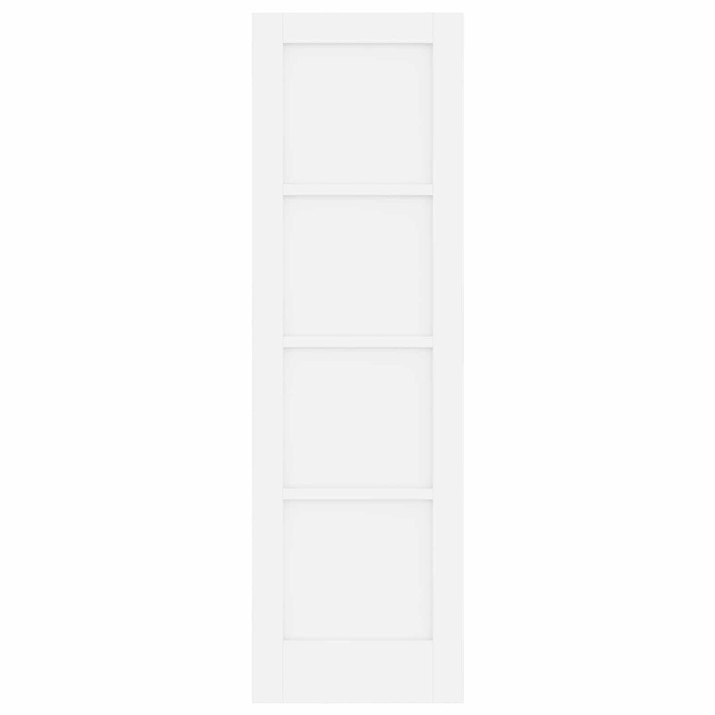 Indvendig Dør 61 x 198,5 cm Krydsfinér Hvid