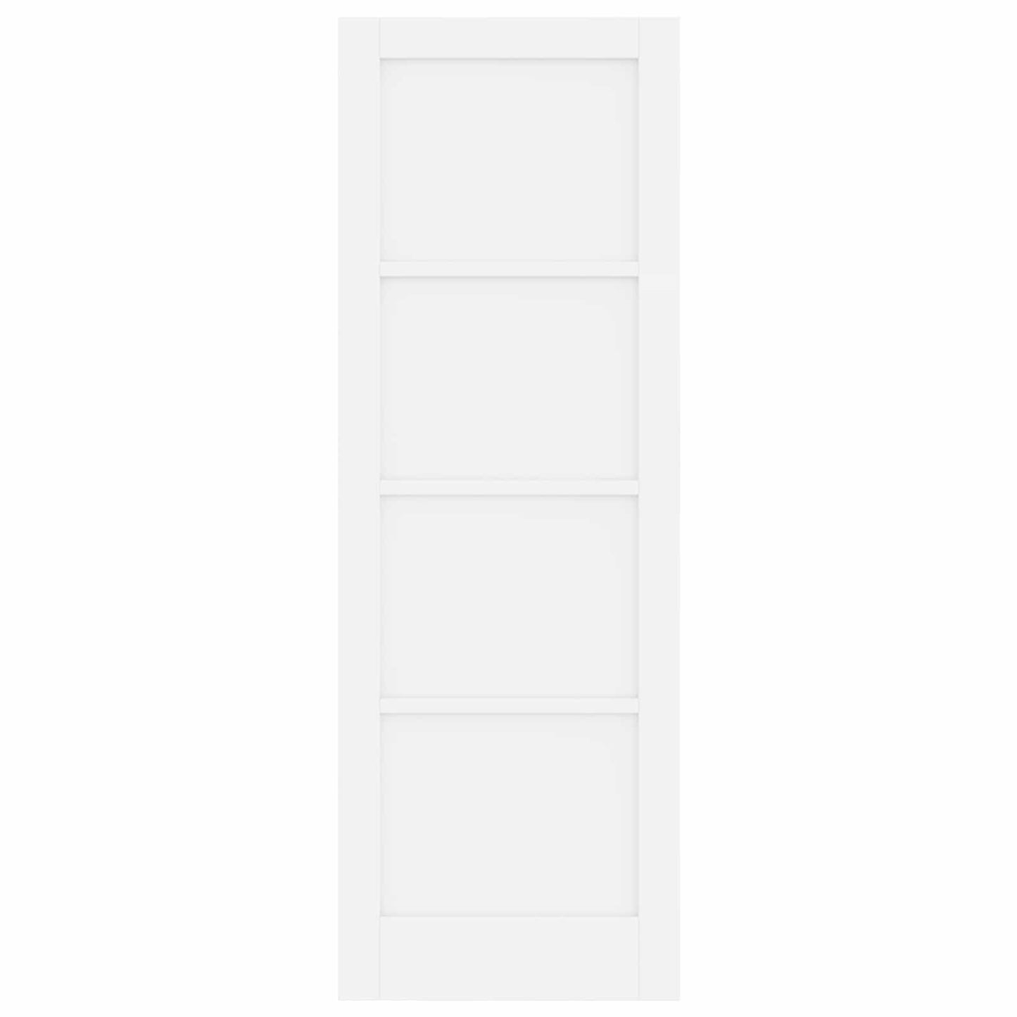 Indvendig Dør 73,5 x 211 cm Krydsfinér Hvid