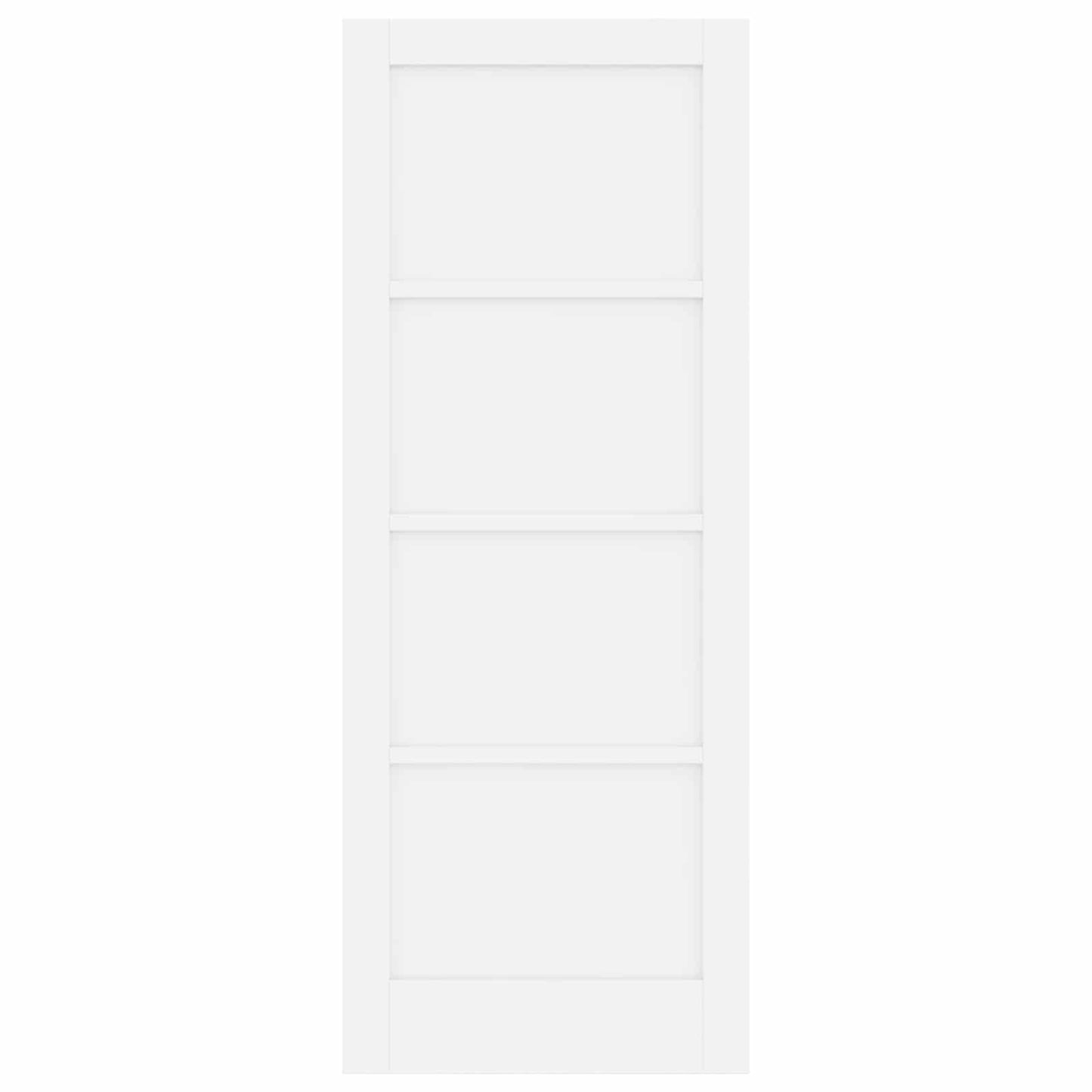 Indvendig Dør 78 x 202 cm Krydsfinér Hvid