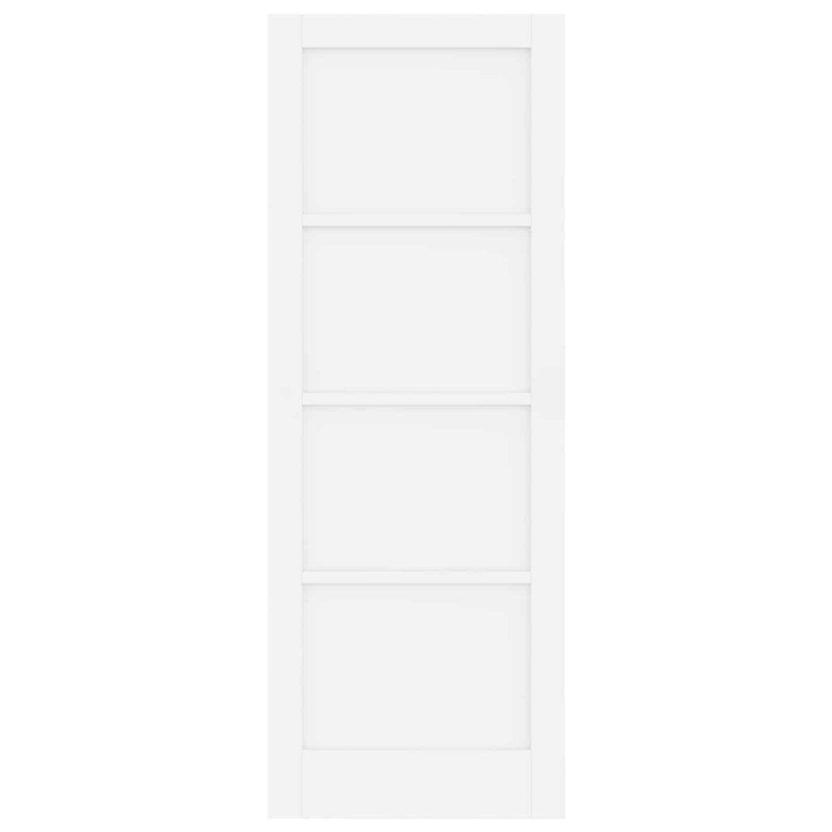 Indvendig Dør 78 x 211 cm Krydsfinér Hvid