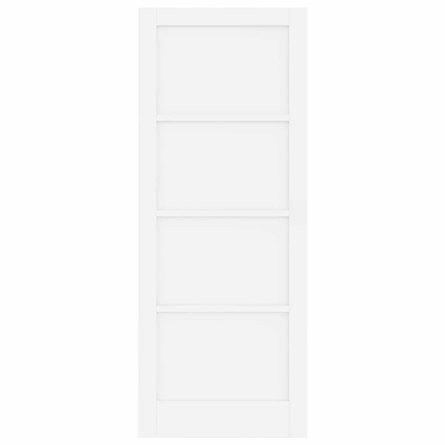 Indvendig Dør 83 x 211 cm Krydsfinér Hvid