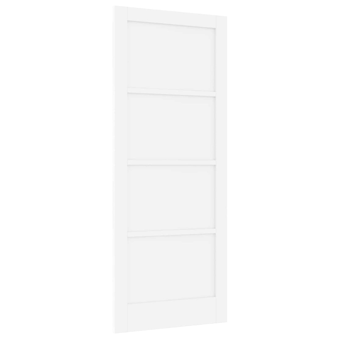 Indvendig Dør 86 x 211 cm Krydsfinér Hvid