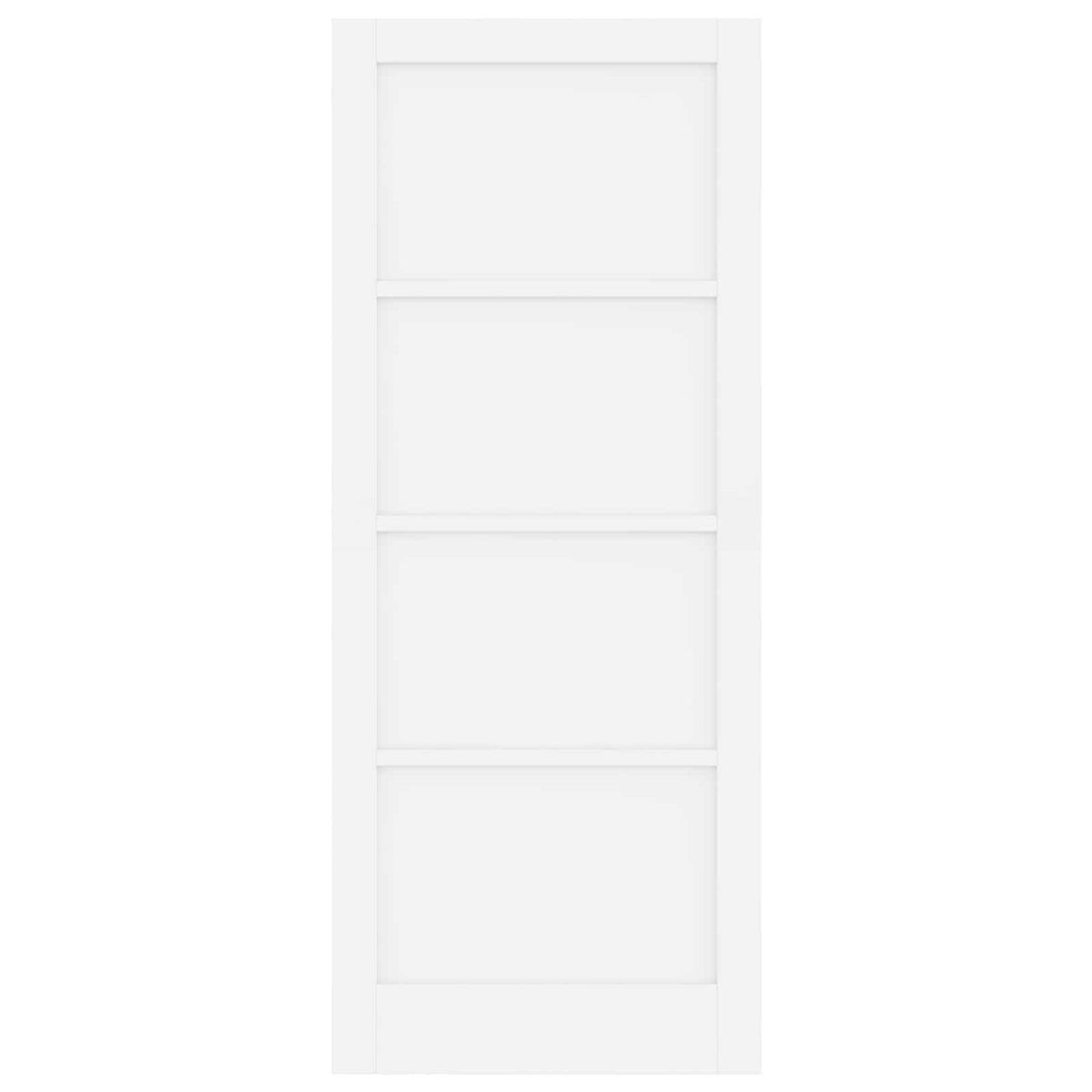Indvendig Dør 86 x 211 cm Krydsfinér Hvid