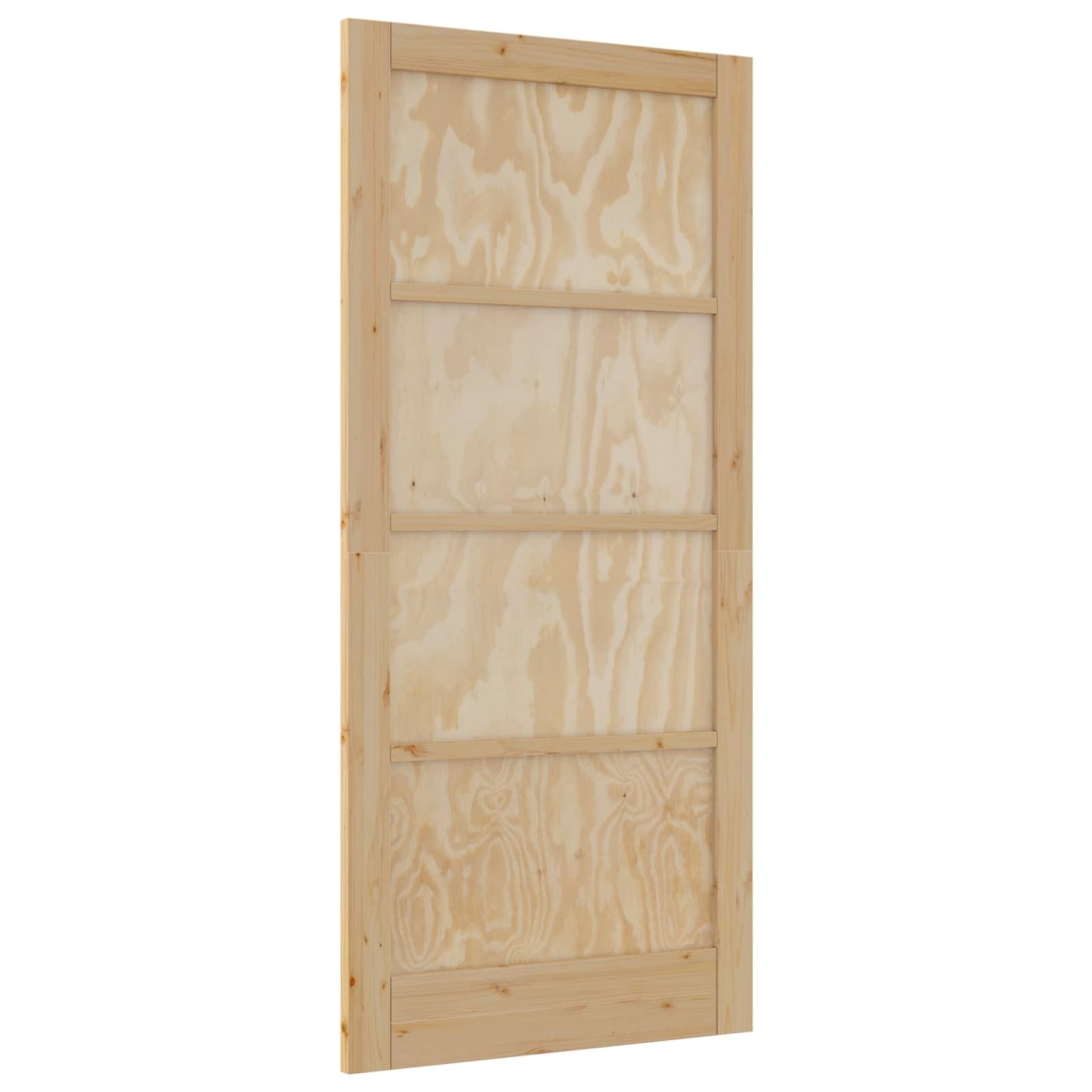 Indvendig Dør 93 x 202 cm Krydsfinér Naturfarvet