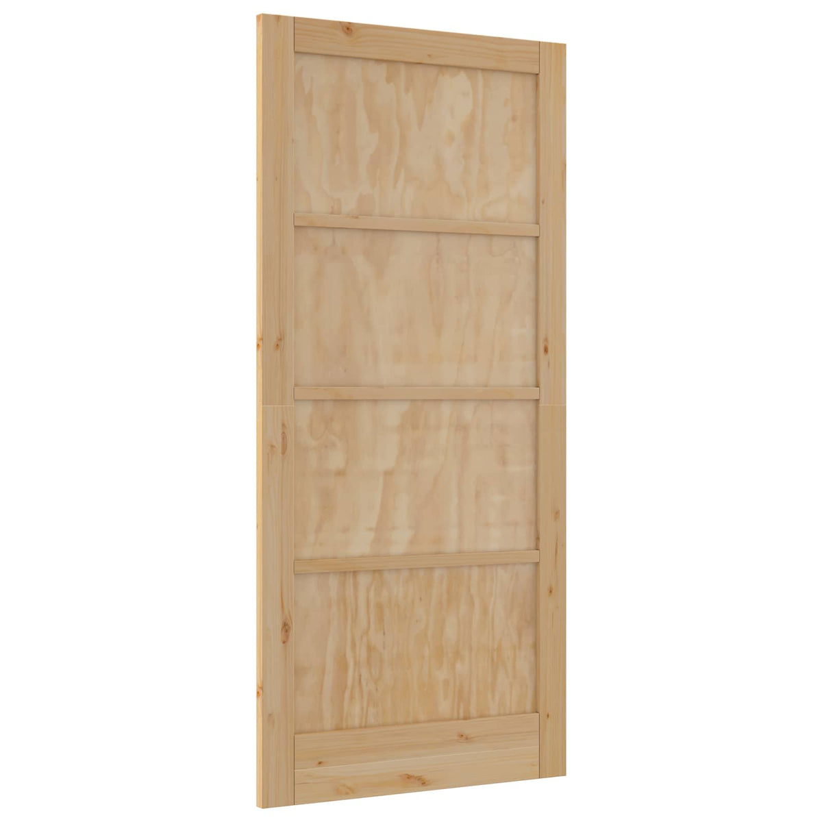 Indvendig Dør 93 x 202 cm Krydsfinér Naturfarvet