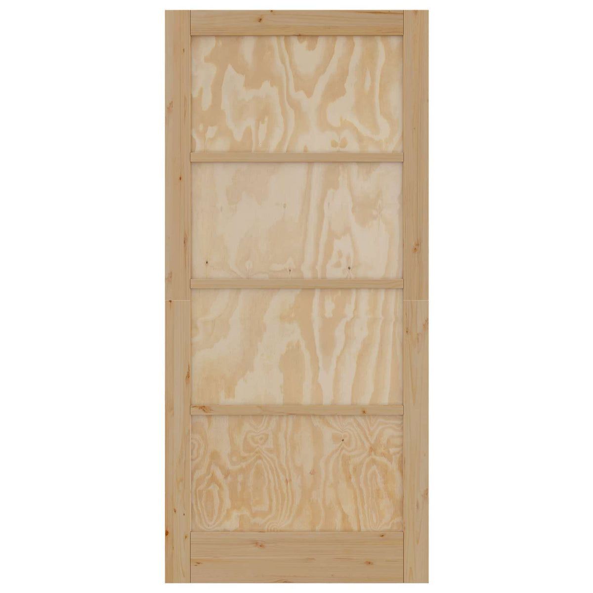 Indvendig Dør 93 x 202 cm Krydsfinér Naturfarvet