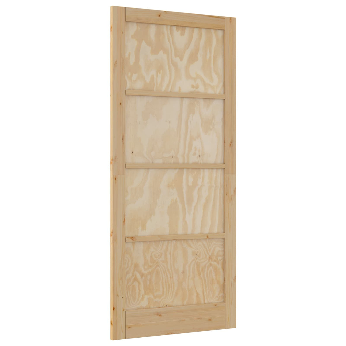 Indvendig Dør 93 x 211 cm Krydsfinér Naturfarvet