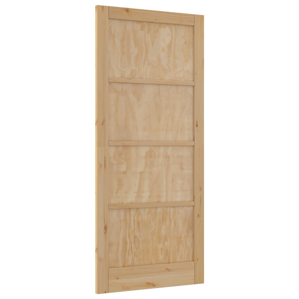 Indvendig Dør 93 x 211 cm Krydsfinér Naturfarvet