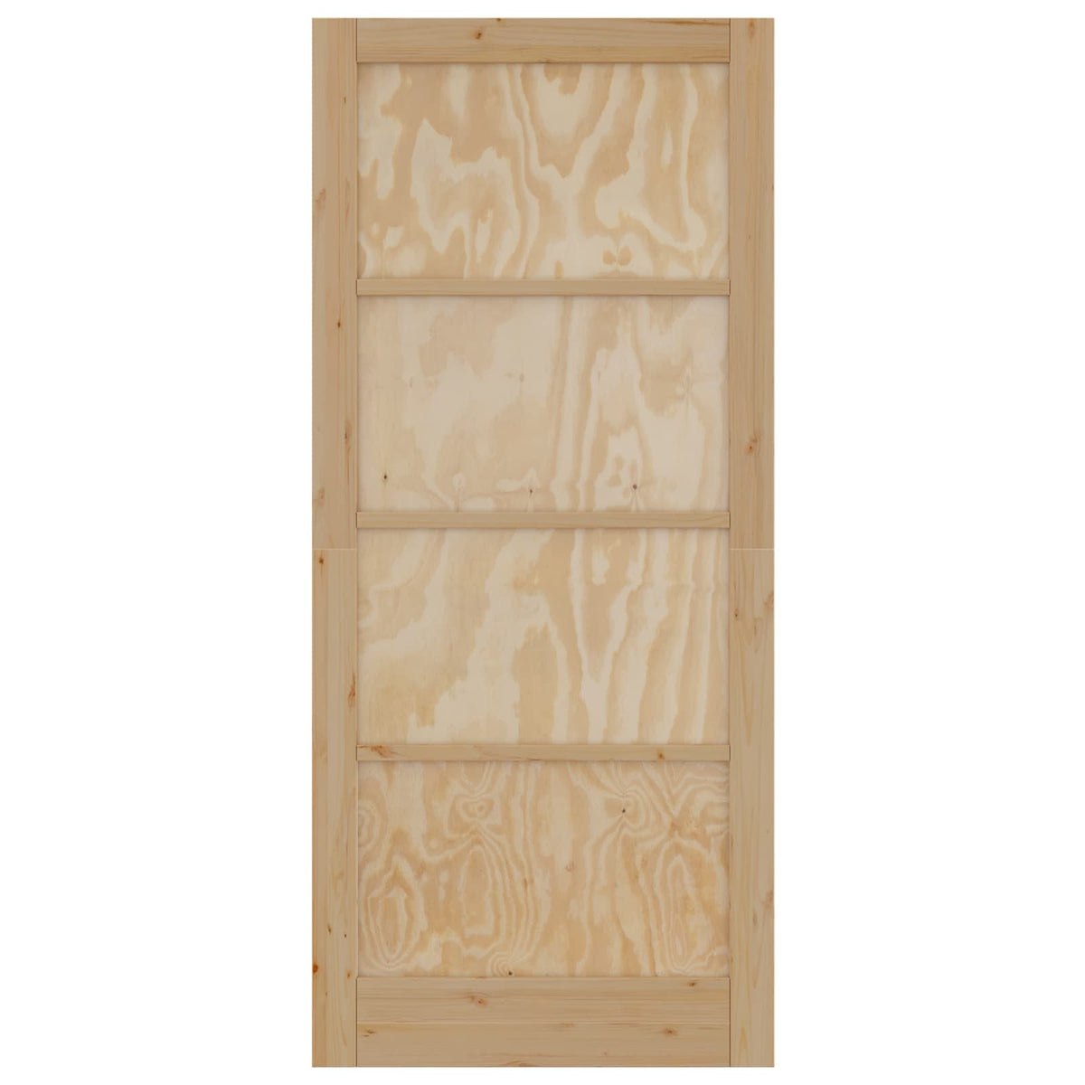 Indvendig Dør 93 x 211 cm Krydsfinér Naturfarvet