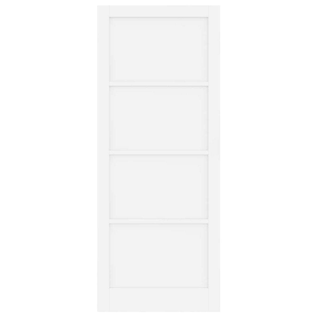 Indvendig Dør 93 x 232 cm Krydsfinér Hvid