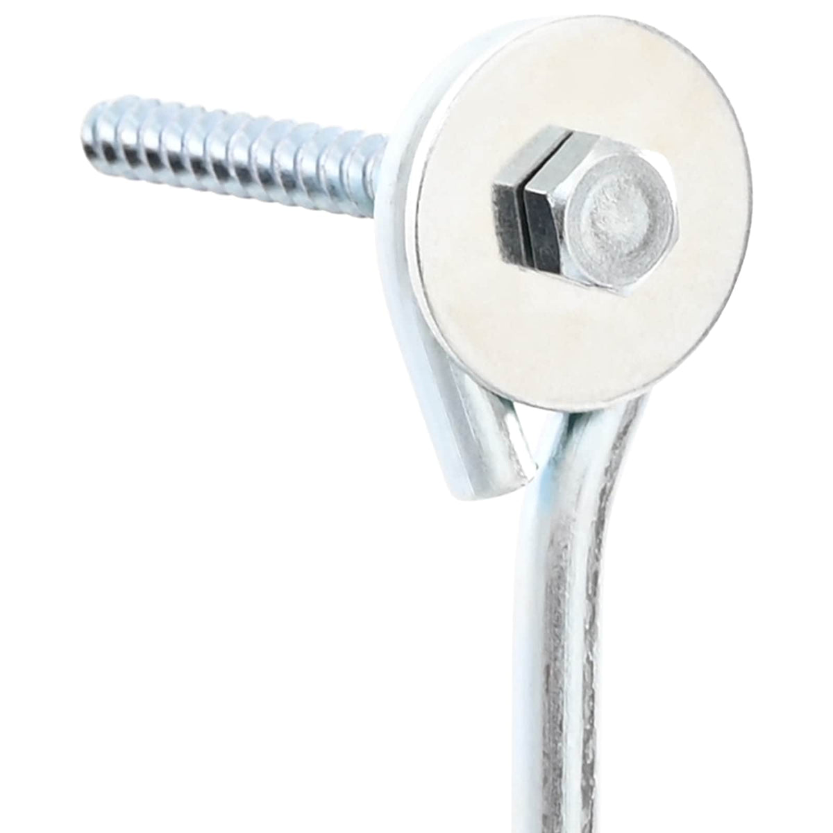 Jordanker 2 stk. Ø10 x 30 cm Galvaniseret metal Sølv