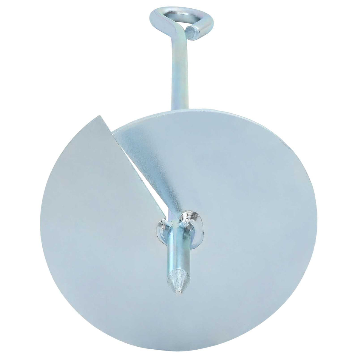 Jordanker 2 stk. Ø10 x 40 cm Galvaniseret metal Sølv