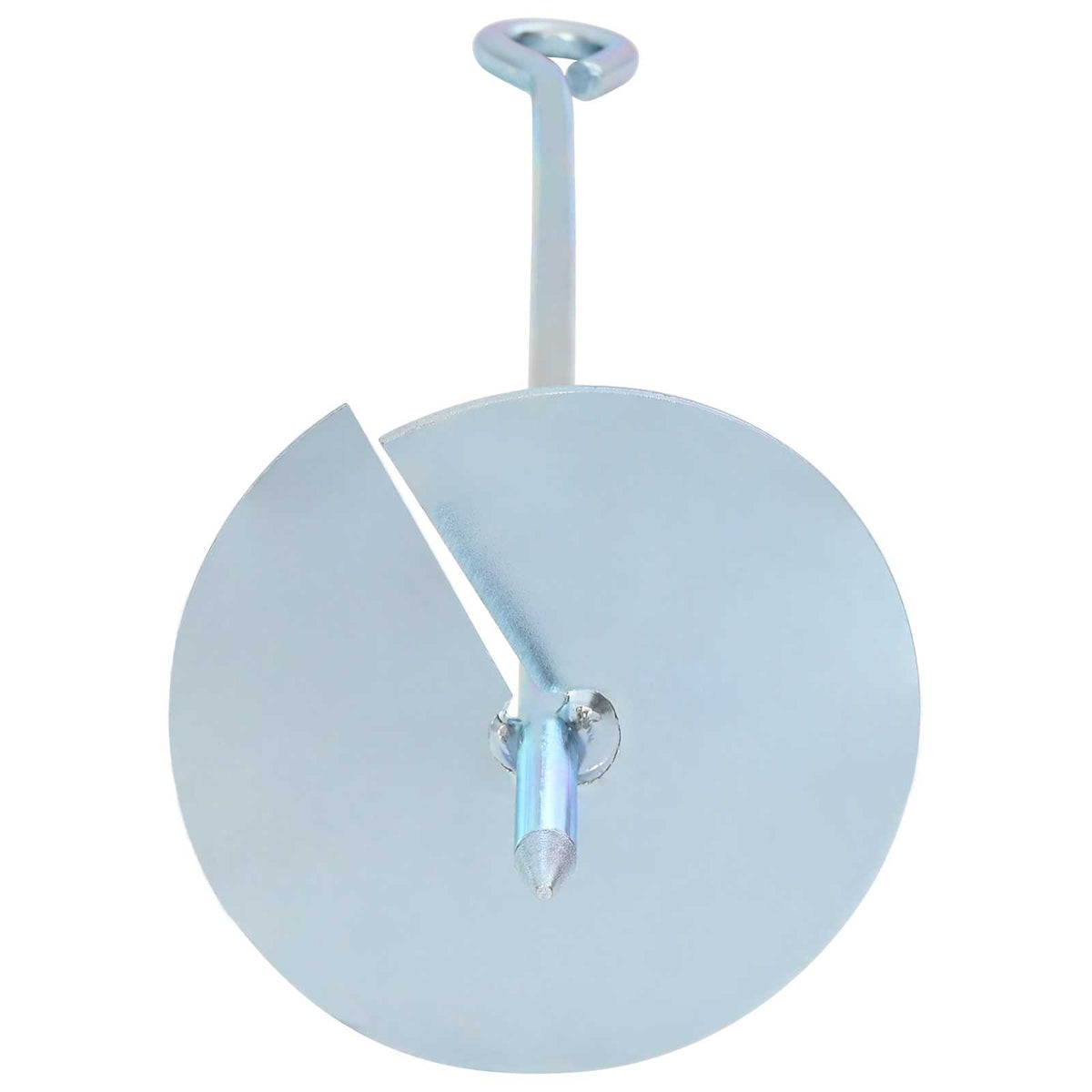 Jordanker 10 stk. Ø10 x 50 cm Galvaniseret metal Sølv