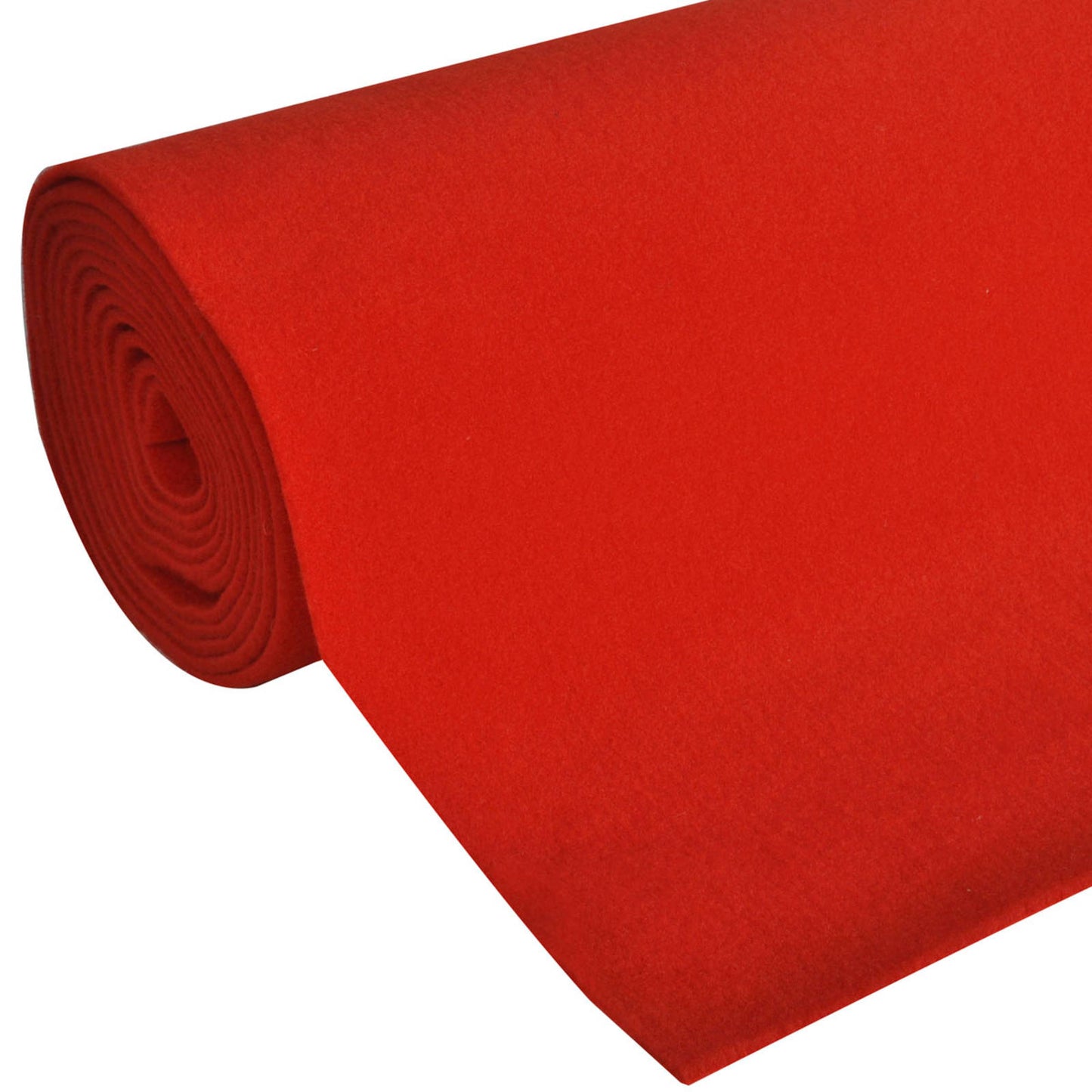 Tæppe Rød 1 x 5 m Polyester
