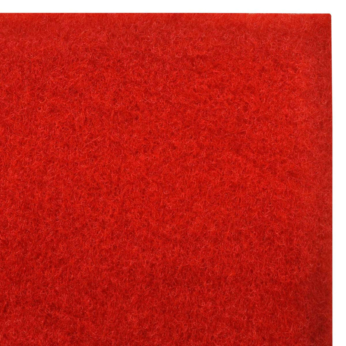 Tæppe Rød 1 x 10 m Polyester