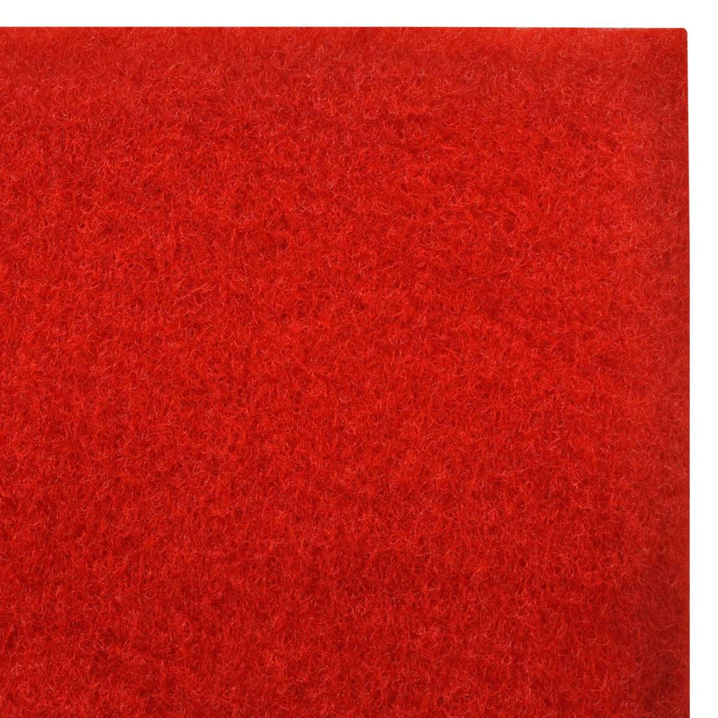 Tæppe Rød 1 x 20 m Polyester