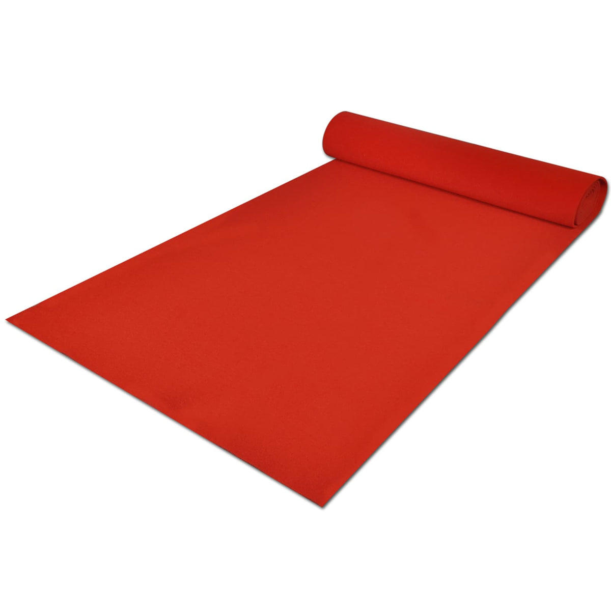Tæppe Rød 1 x 20 m Polyester