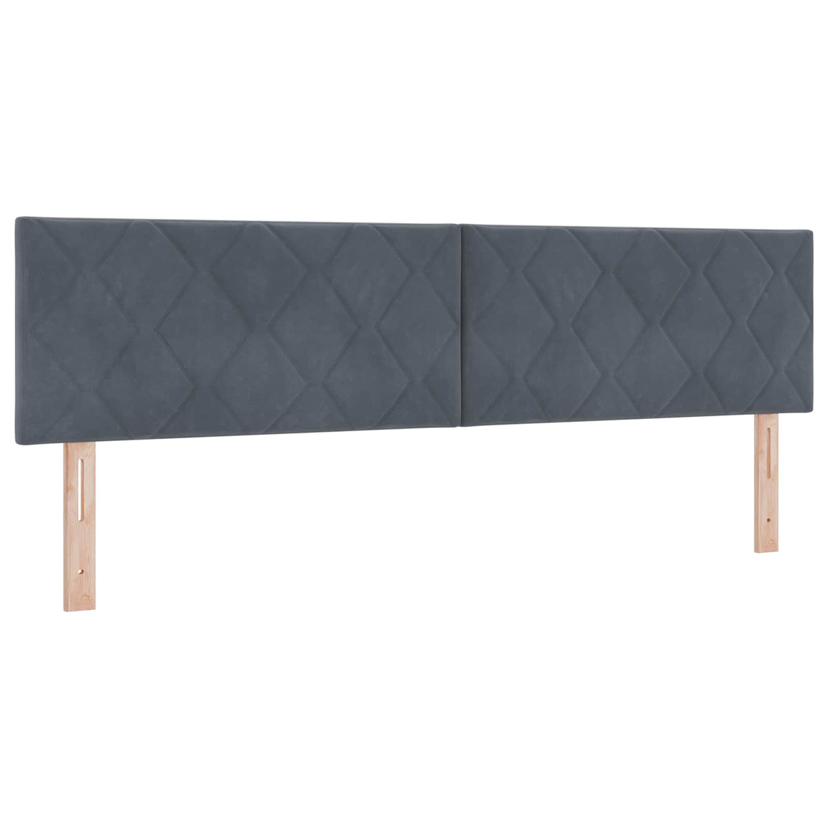 Boxmadras med topmadras Mørkegrå 180 x 200 cm Fløjl