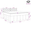 Boxmadras med topmadras Gråbrun 140 x 190 cm Stof