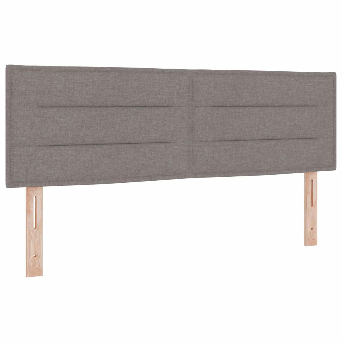 Boxmadras med topmadras Gråbrun 140 x 200 cm Stof