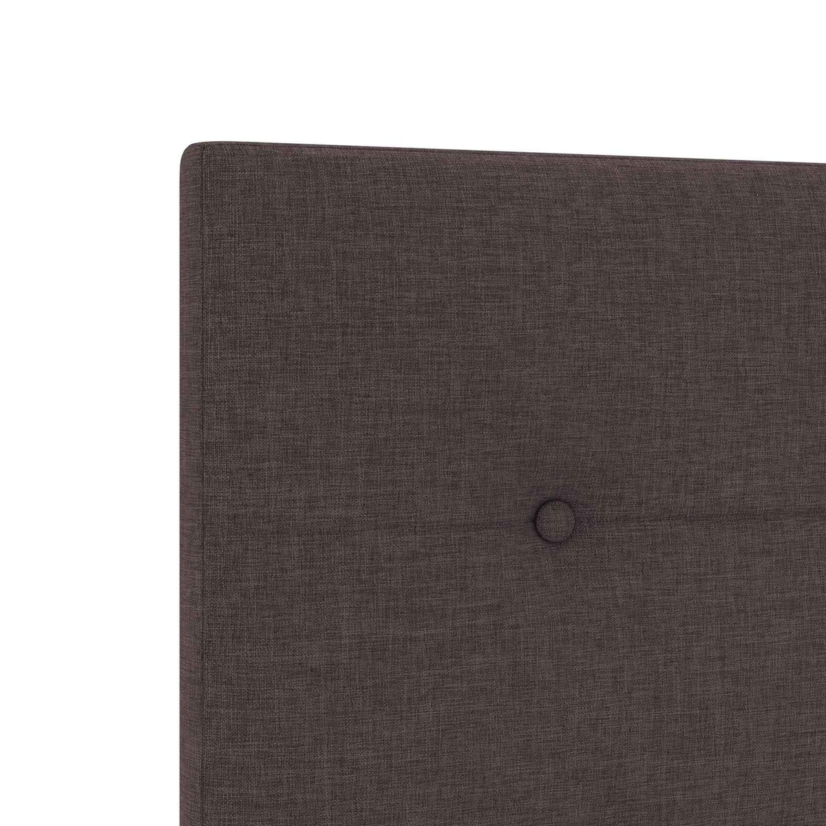Boxmadras med topmadras Mørk Brun 140 x 200 cm Stof