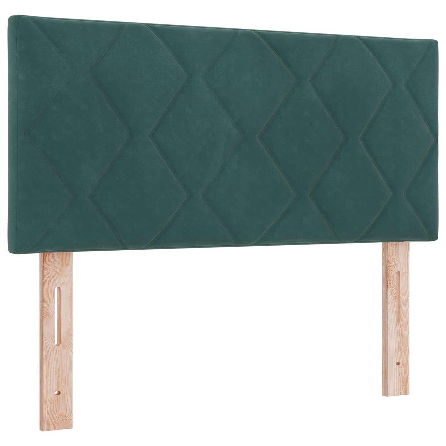 Boxmadras med topmadras Mørkegrøn 80 x 200 cm Fløjl