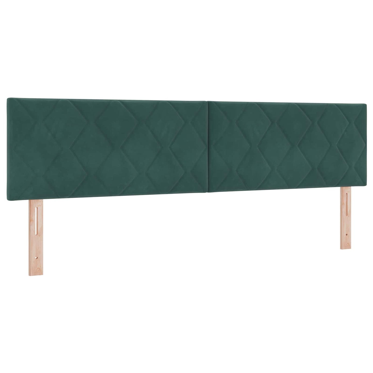 Boxmadras med topmadras Mørkegrøn 180 x 200 cm Fløjl
