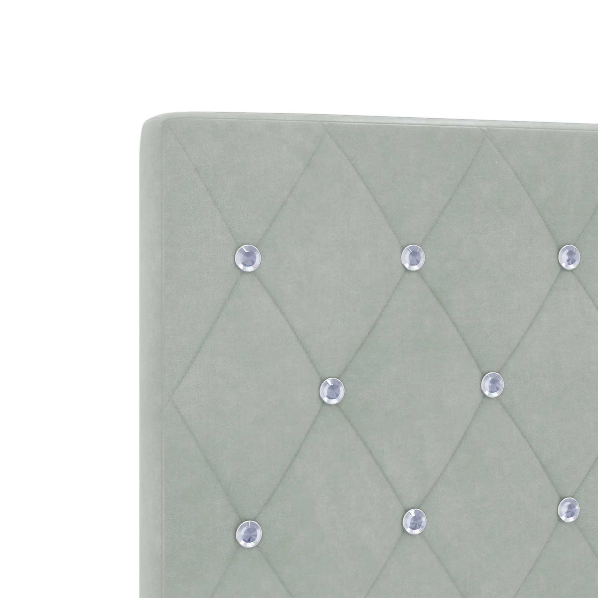 Box Spring Seng med Madras og LED Lysegrå 80 x 200 cm Velour