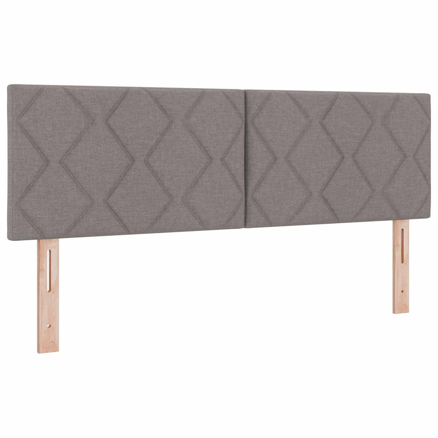 Boxmadras med topmadras Gråbrun 140 x 200 cm Stof