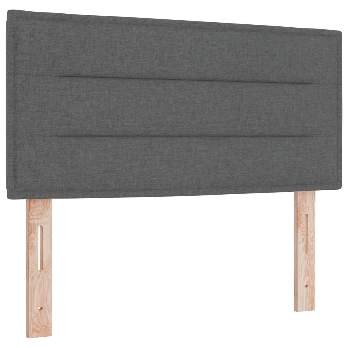 Boxmadras med topmadras Mørkegrå 80 x 200 cm Stof