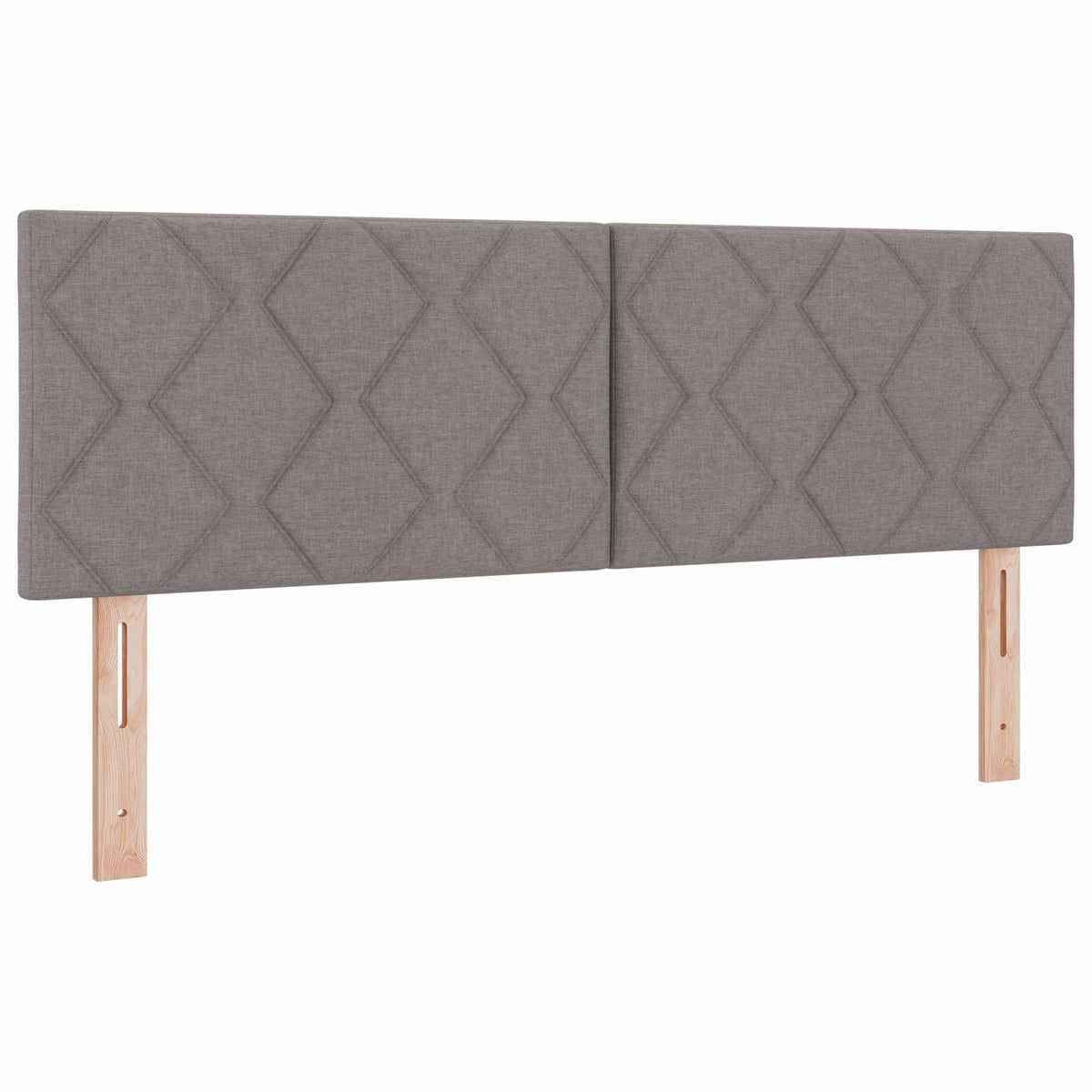 Boxmadras med topmadras Gråbrun 140 x 200 cm Stof