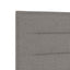 Boxmadras med topmadras Gråbrun 140 x 200 cm Stof