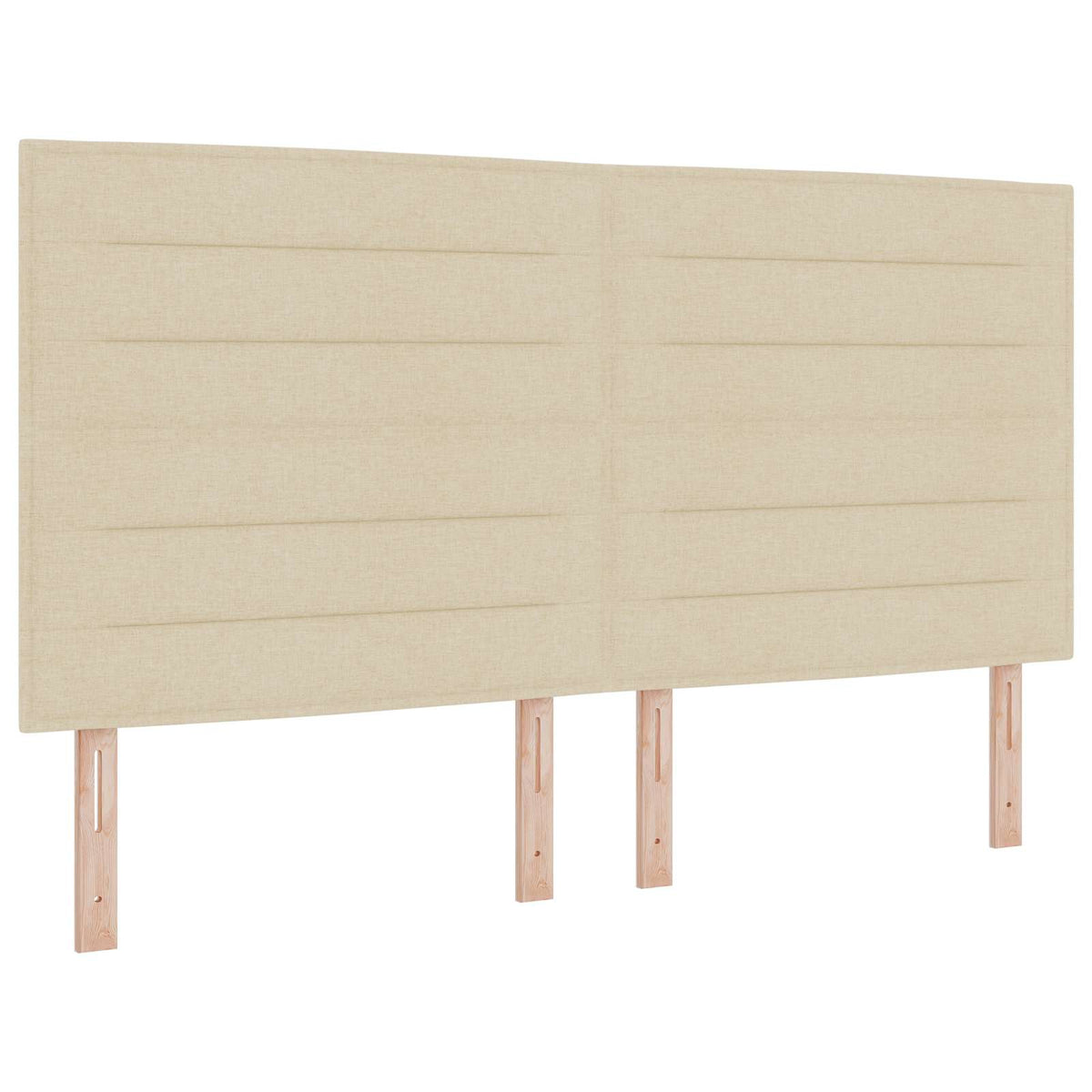Boxmadras med topmadras Cremefarvet 140 x 190 cm Stof