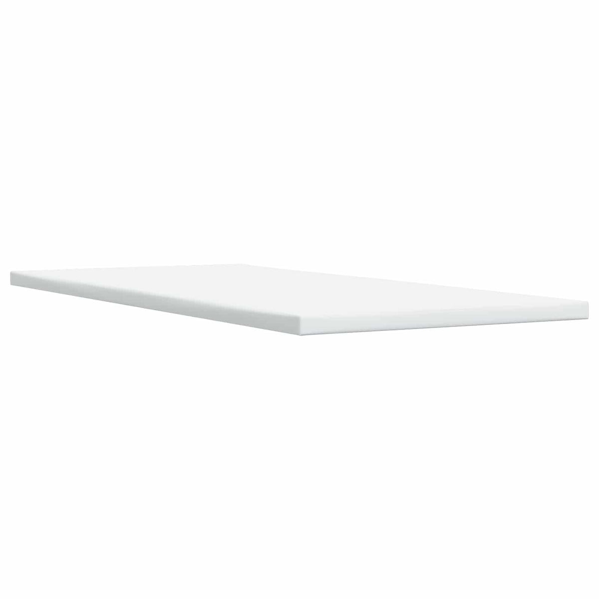 Boxmadras med topmadras med hovedgærde Lysegrå Enkelt Stof