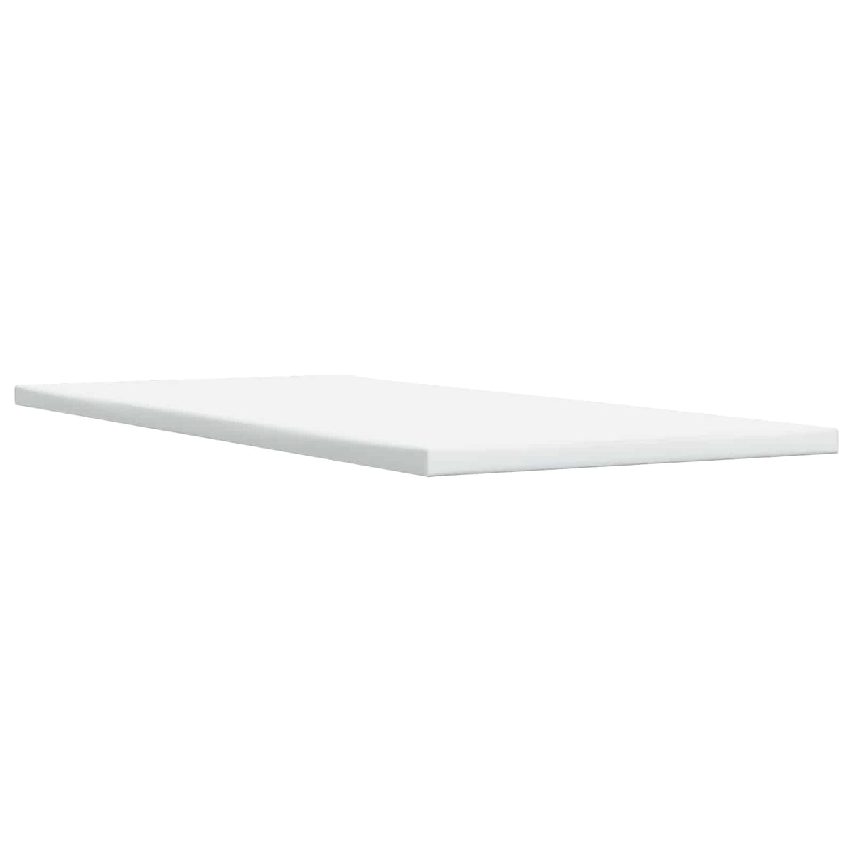 Boxmadras med topmadras med hovedgærde Blå 100 x 200 cm Stof