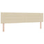 Ottoman seng med madras Cremefarvet 200 x 200 cm Stof