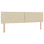 Ottoman seng med madras Cremefarvet 180 x 200 cm Stof