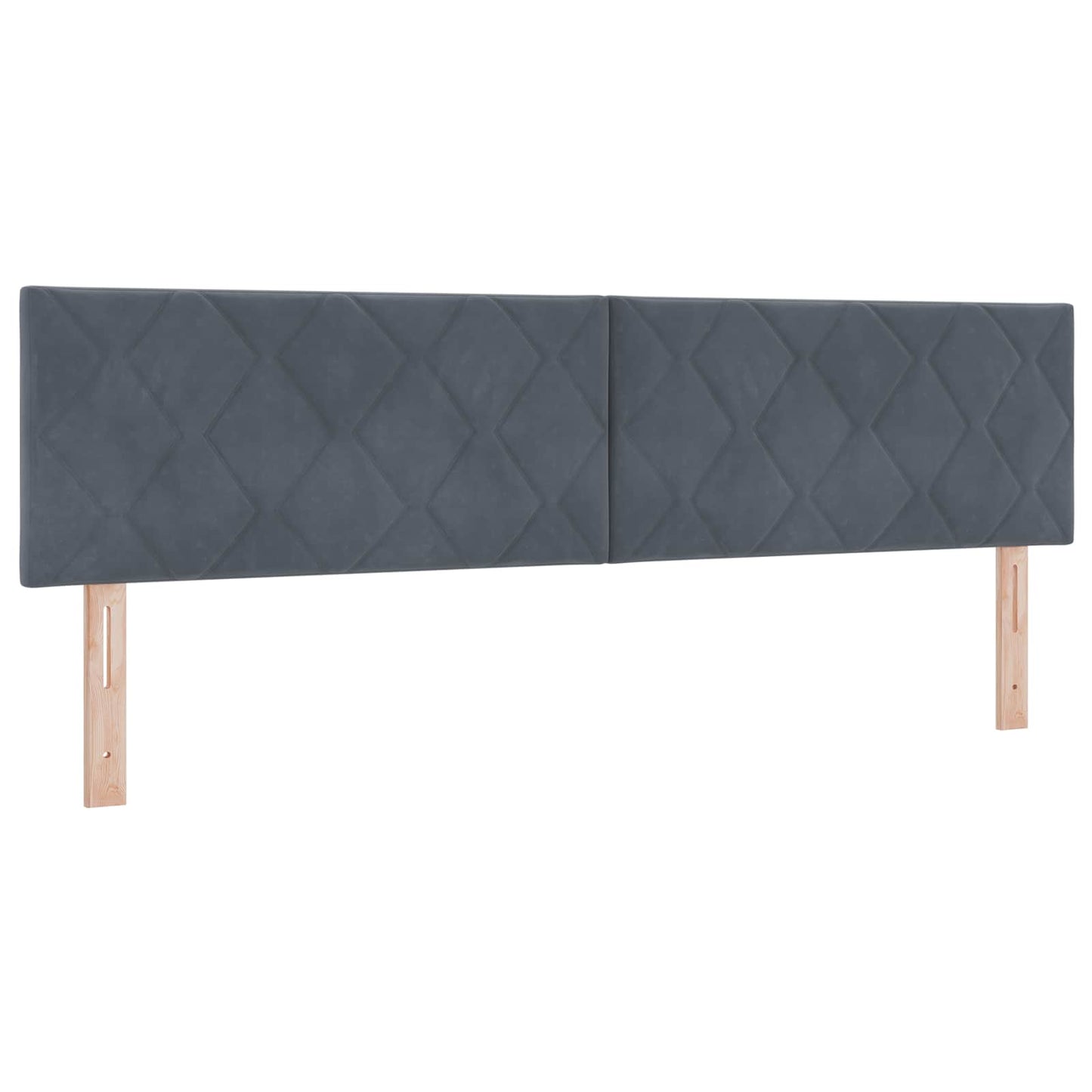 Ottoman seng med madras og LED Mørkegrå 180 x 200 cm Velour