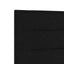 Opbevaringsseng med hovedgærde 2 stk. Sort Faux læder