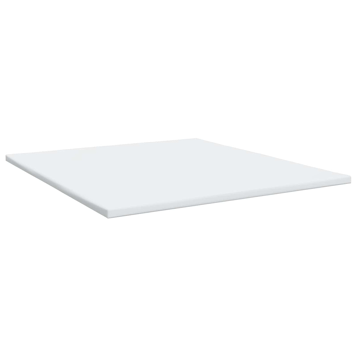 LED opbevarings seng med madras Lysegrå 200 x 200 cm Stof