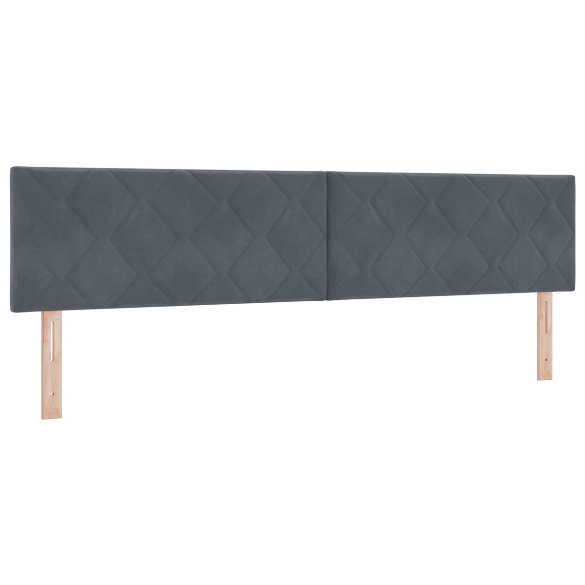 LED opbevarings seng med madras Mørkegrå 200 x 200 cm Fløjl
