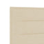 LED opbevarings seng med madras Cremefarvet 100 x 200 cm Stof