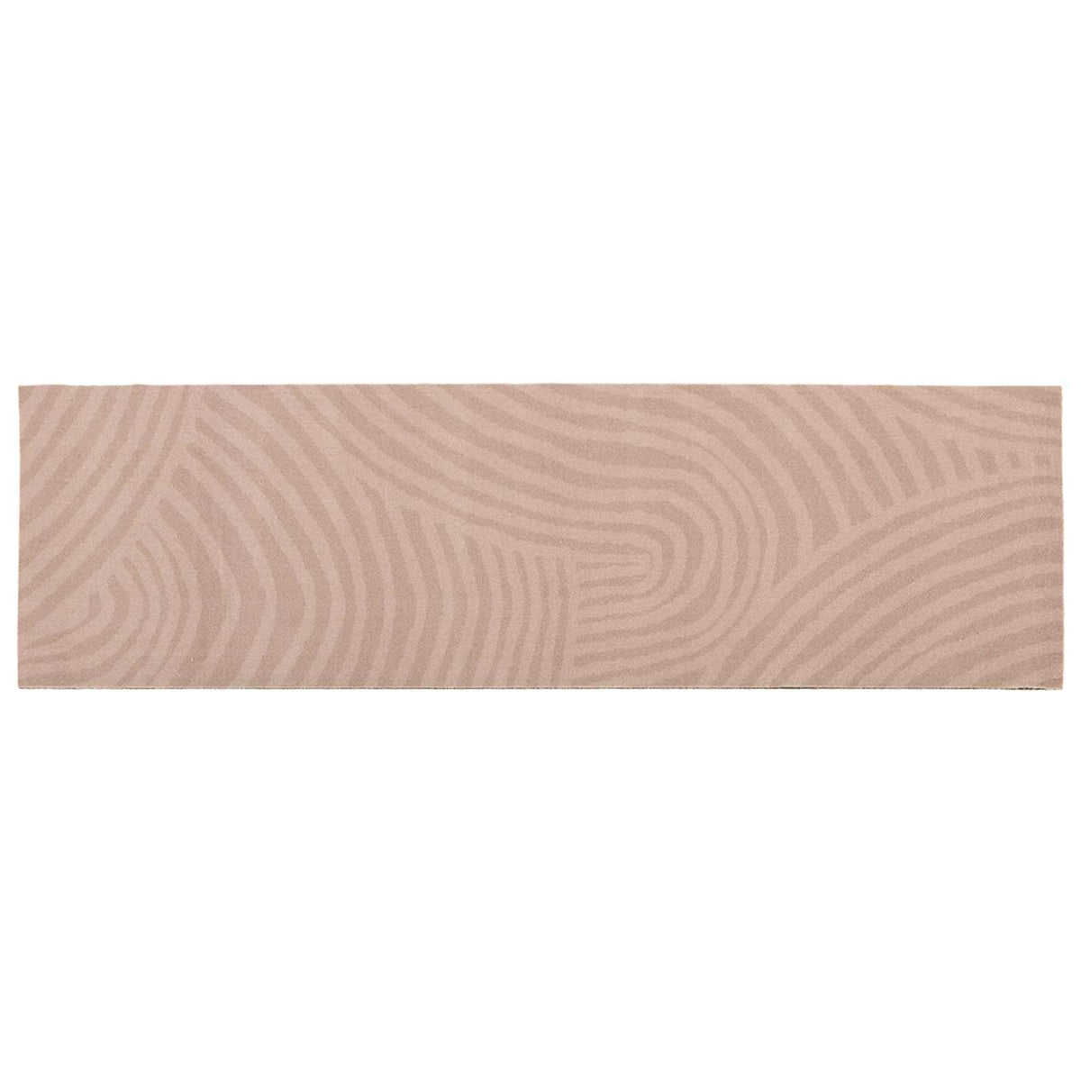 Køkken tæppe taupe skandinavisk 300 x 60 cm 100% polyamid