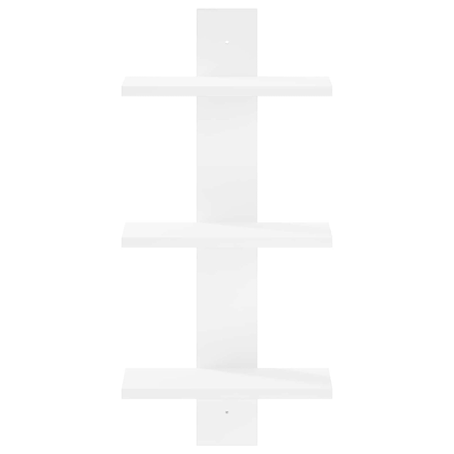 Væghylde Hvid 30 x 13.5 x 64.5 cm Konstrueret træ